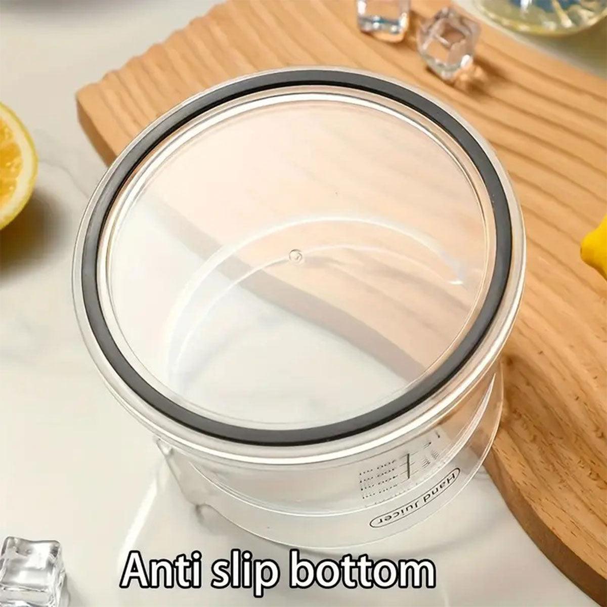 Manual Juice Extractor for Orange Lemon Home Citrus Juicer Hand Compressor - Yellow