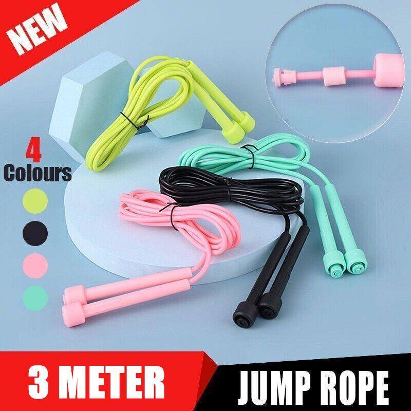 Speed Jump Rope for Boxing MMA Cardio Fitness and Gym Training - Black