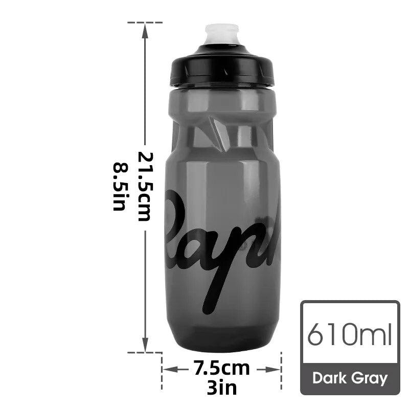 610ML Cycling Water Bottle Outdoor Sports Portable Squeeze Bottle Leakproof - White