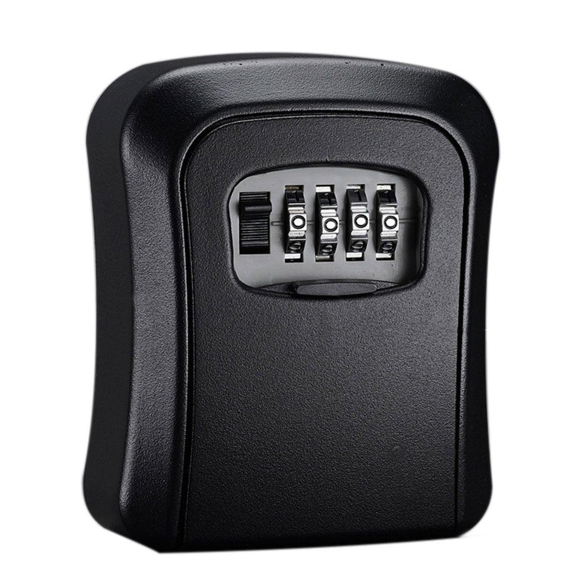 Combination Key Box with Combination Lock for Home Office Security Storage - Grey