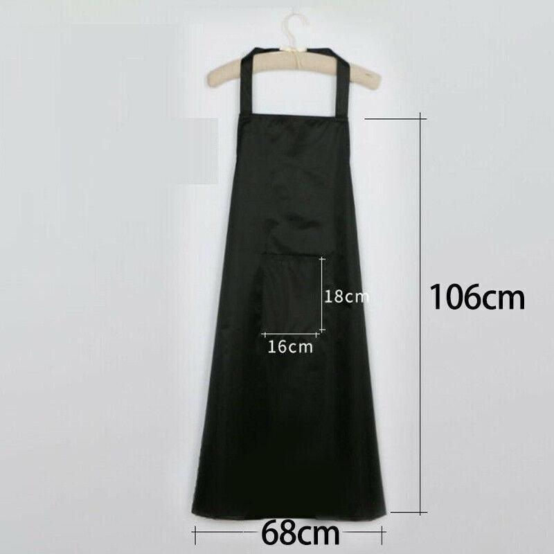 Heavy Duty PVC Waterproof Apron for Kitchen Butcher Cleaning 6pcs 106x68cm - Red