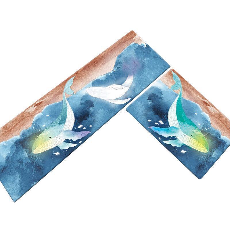 45x180cm Kitchen Mat Non-Slip Waterproof Pvc Floor Rug Carpet Anti-Oil Easy Clean - Kitchen