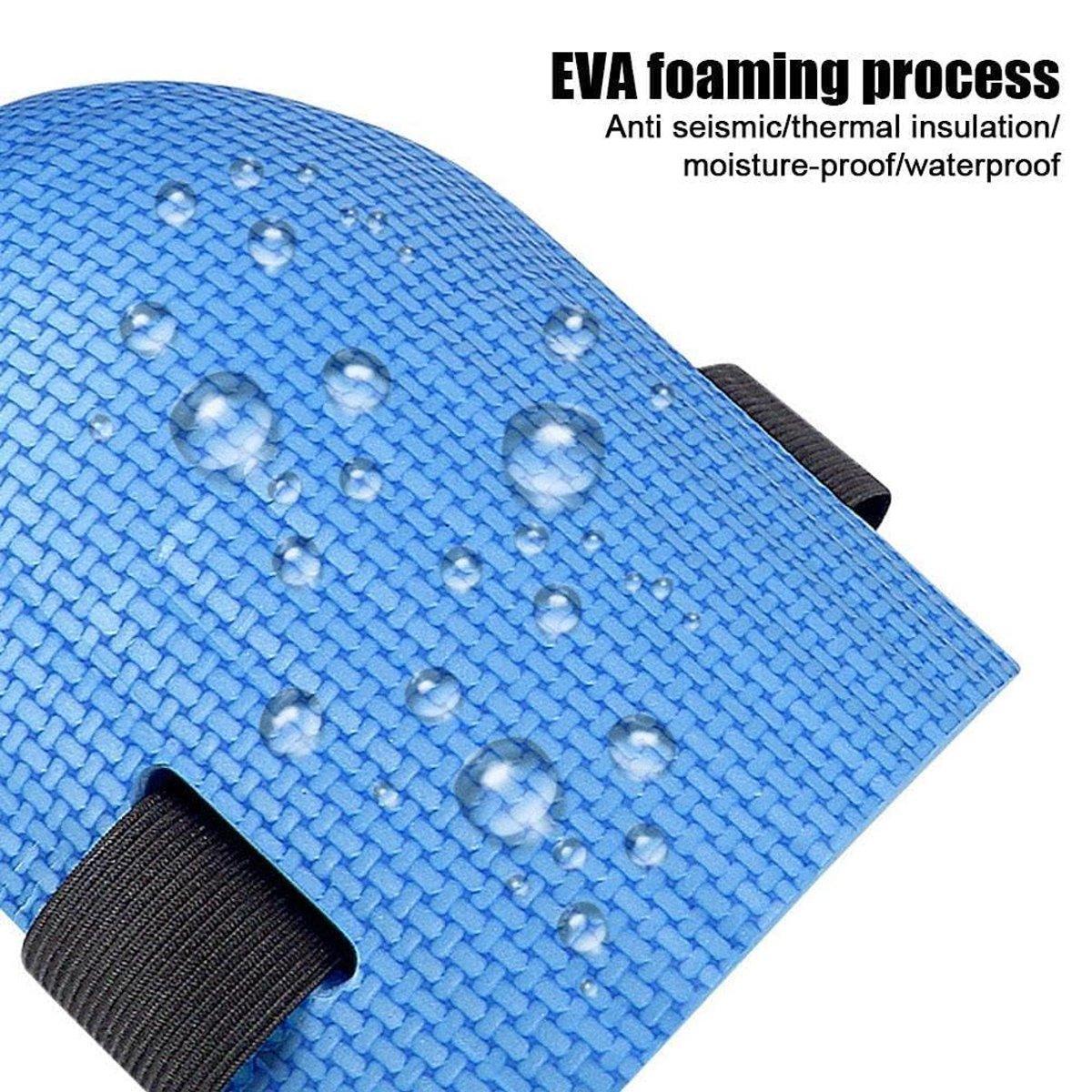 Professional Knee Pads for Construction Flooring Tiling Knee Protection Gear - Black