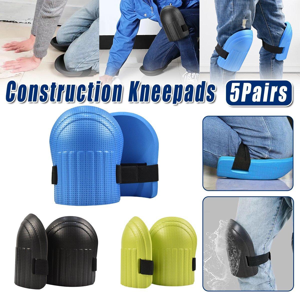 Professional Knee Pads for Construction Flooring Tiling Knee Protection Gear - Blue