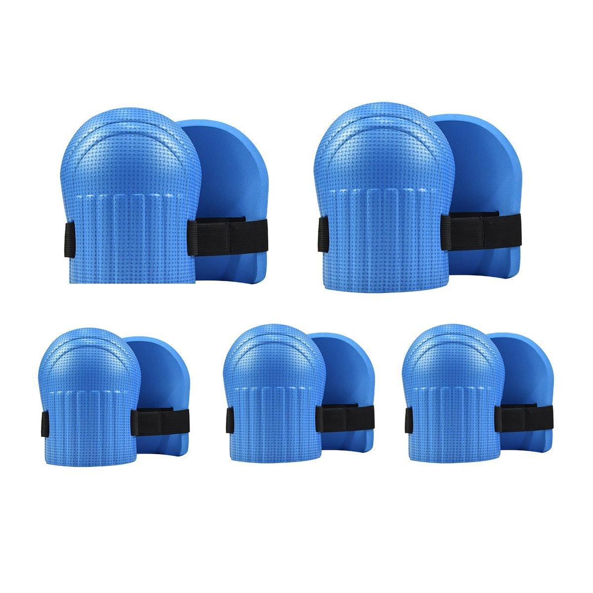Professional Knee Pads for Construction Flooring Tiling Knee Protection Gear - Blue