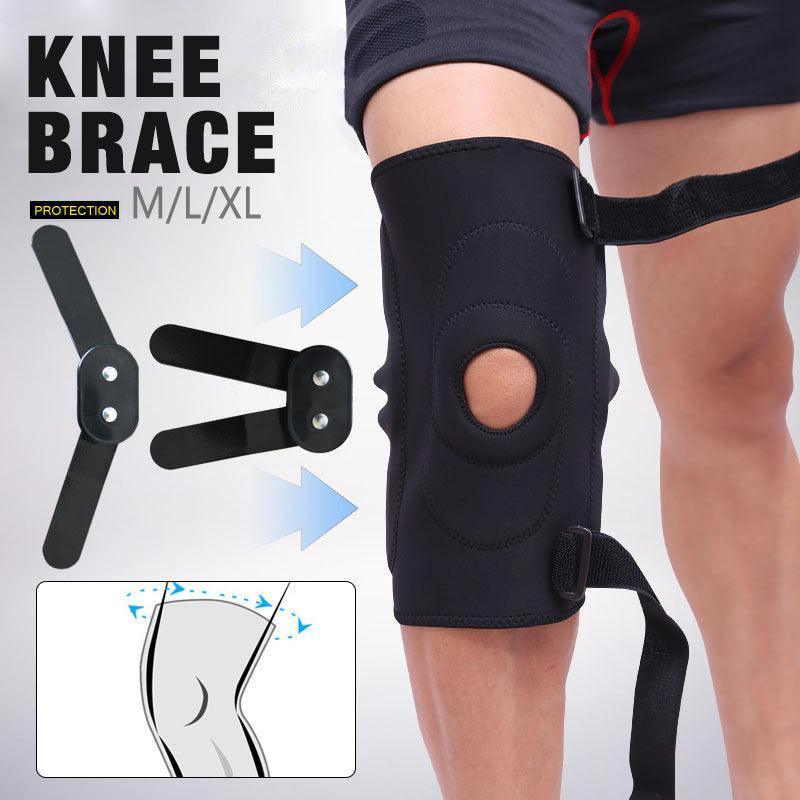 Adjustable Double Metal And Hinged Knee Brace Support Protection Arthritis Sport - XL