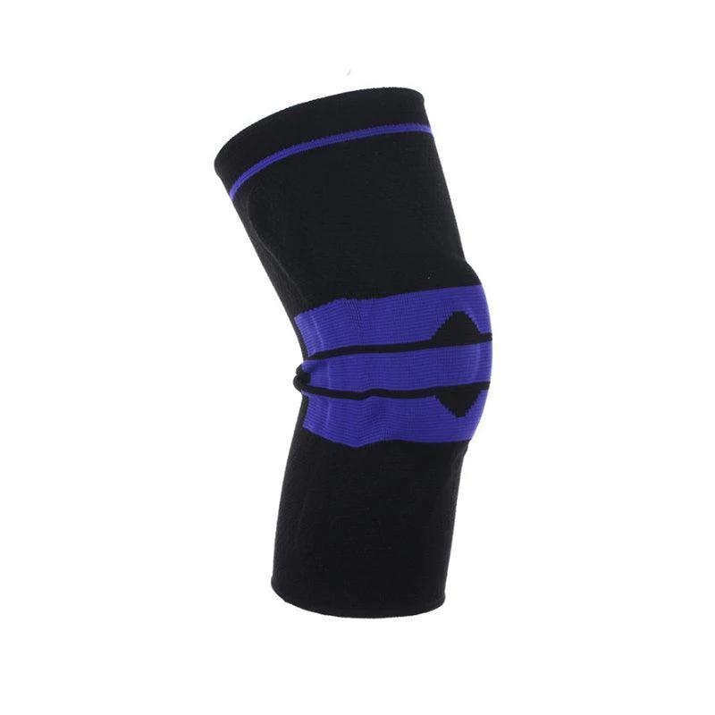 Knee Support Pads Brace Protector Full Gel Sports Joint Medial Gym Patella Strap Black - L