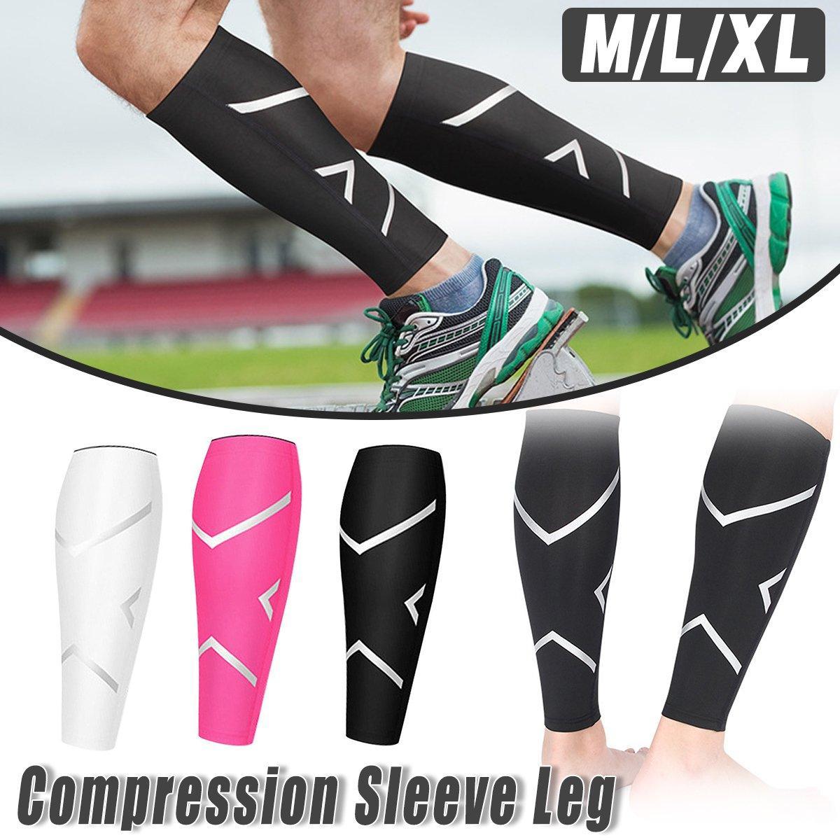 1 Unit Breathable Sports Shin Guards Knee Pads for Cycling Running Football Basketball - Pink / L