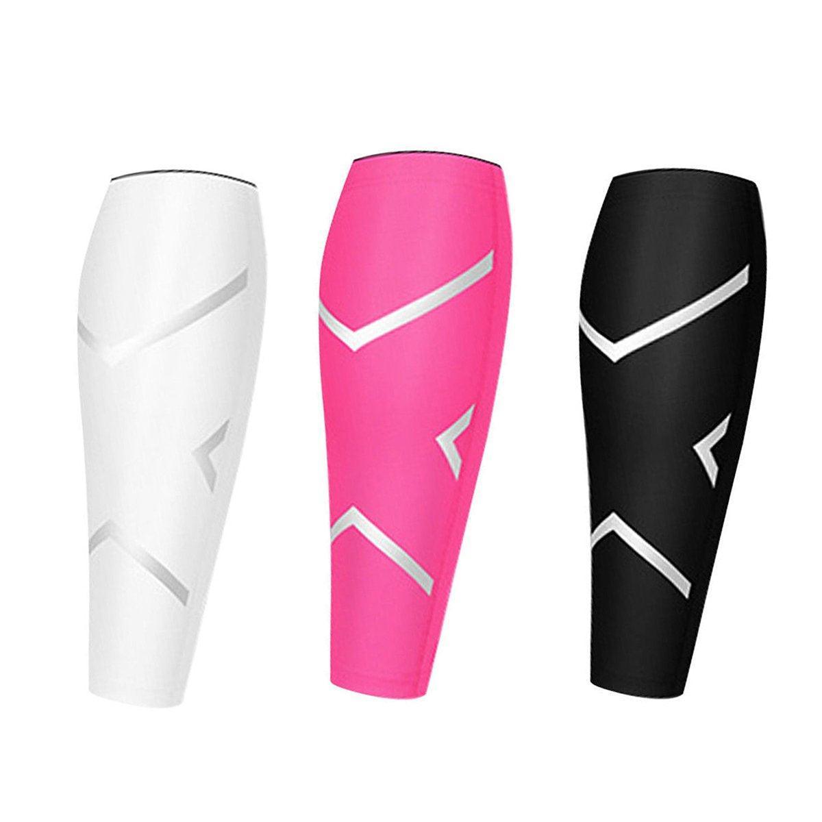 1 Unit Breathable Sports Shin Guards Knee Pads for Cycling Running Football Basketball - White / L