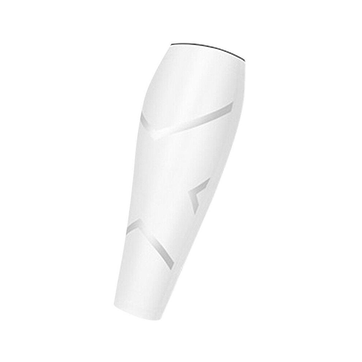 1 Unit Breathable Sports Shin Guards Knee Pads for Cycling Running Football Basketball - White / L
