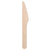 Wooden Cutlery Set Disposable Bamboo Wood Bulk Buy Forks Spoons Knives Party - 100PCS Knives