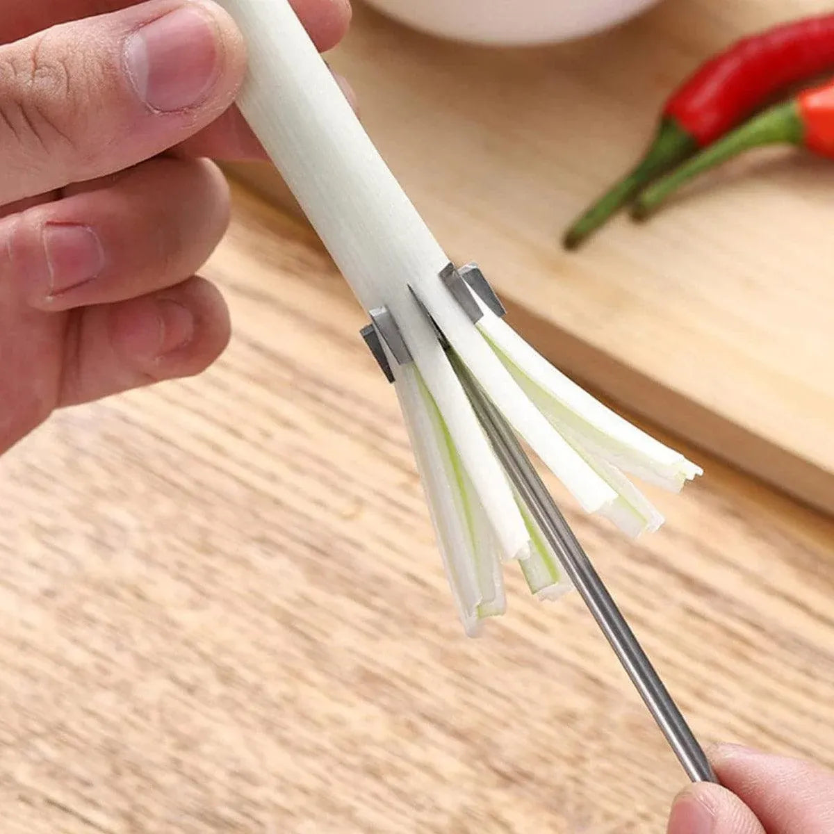1-Piece Scallion Shredder Kitchen Tool