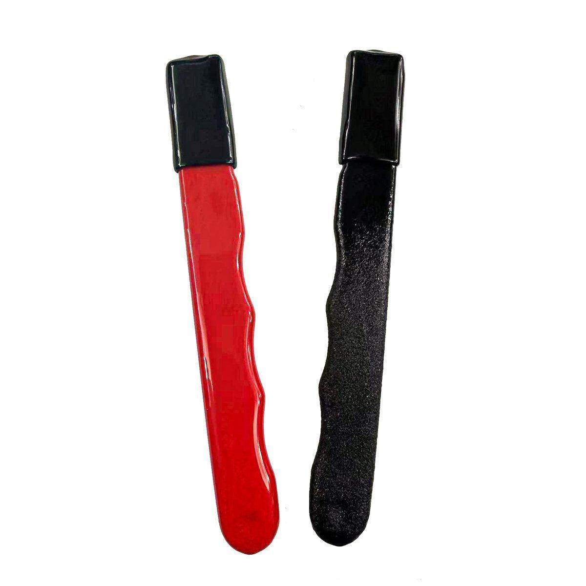 5pcs Handheld Garden Tool Knife Sharpener Quick Pocket Blade Carbide Sharpener - Red