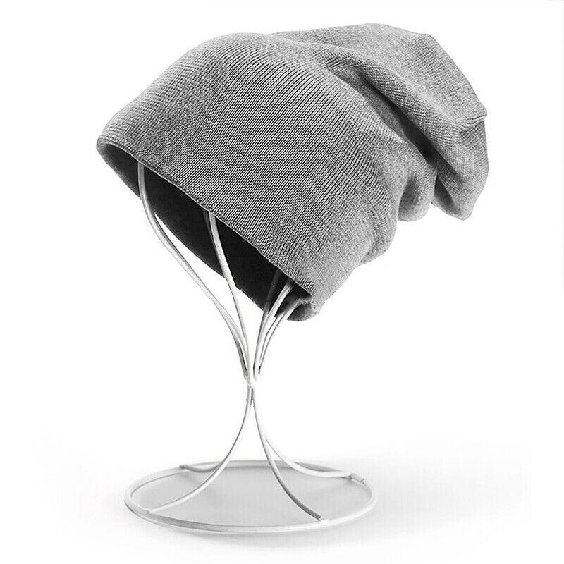 Winter Thermal Warm Women Men Hat Slouch Baggy Hat Beanie Ski Knitted Cap - Red