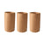 3pcs Washable Kraft Paper Storage Bag for Kitchen Desktop Refrigerator Organizer - L-Square