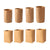 3pcs Washable Kraft Paper Storage Bag for Kitchen Desktop Refrigerator Organizer - XL-Square