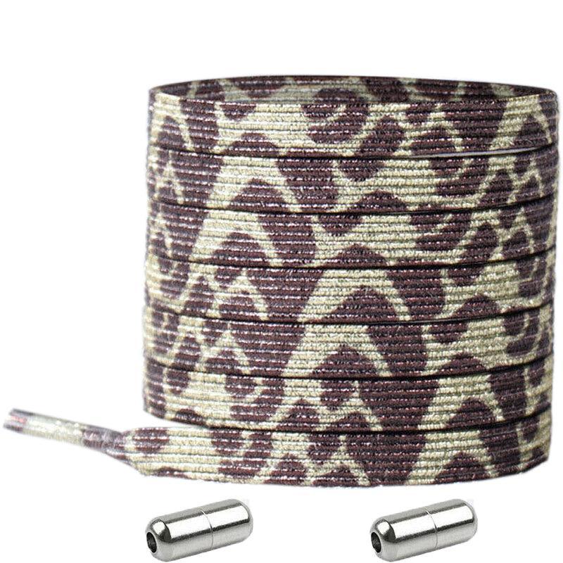 No Tie Locked Elastic Shoelace Shoe Lace Lazy Laces Sneakers Sports - NO.4 Rainbow Pink