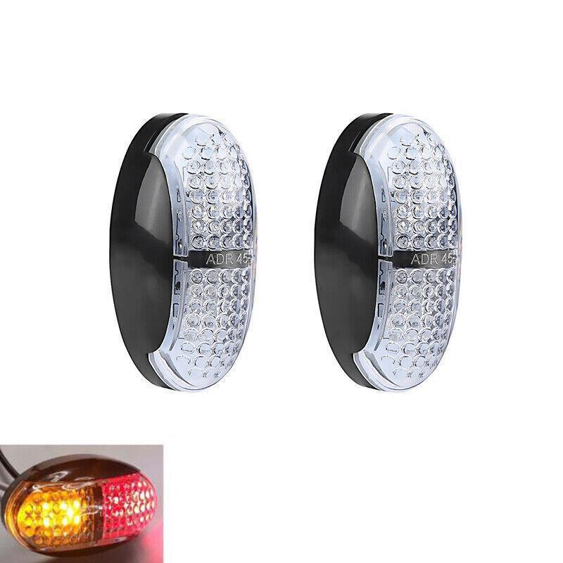 10X Multi-Volt LED Clearance Lights for Trailer Truck & Caravan