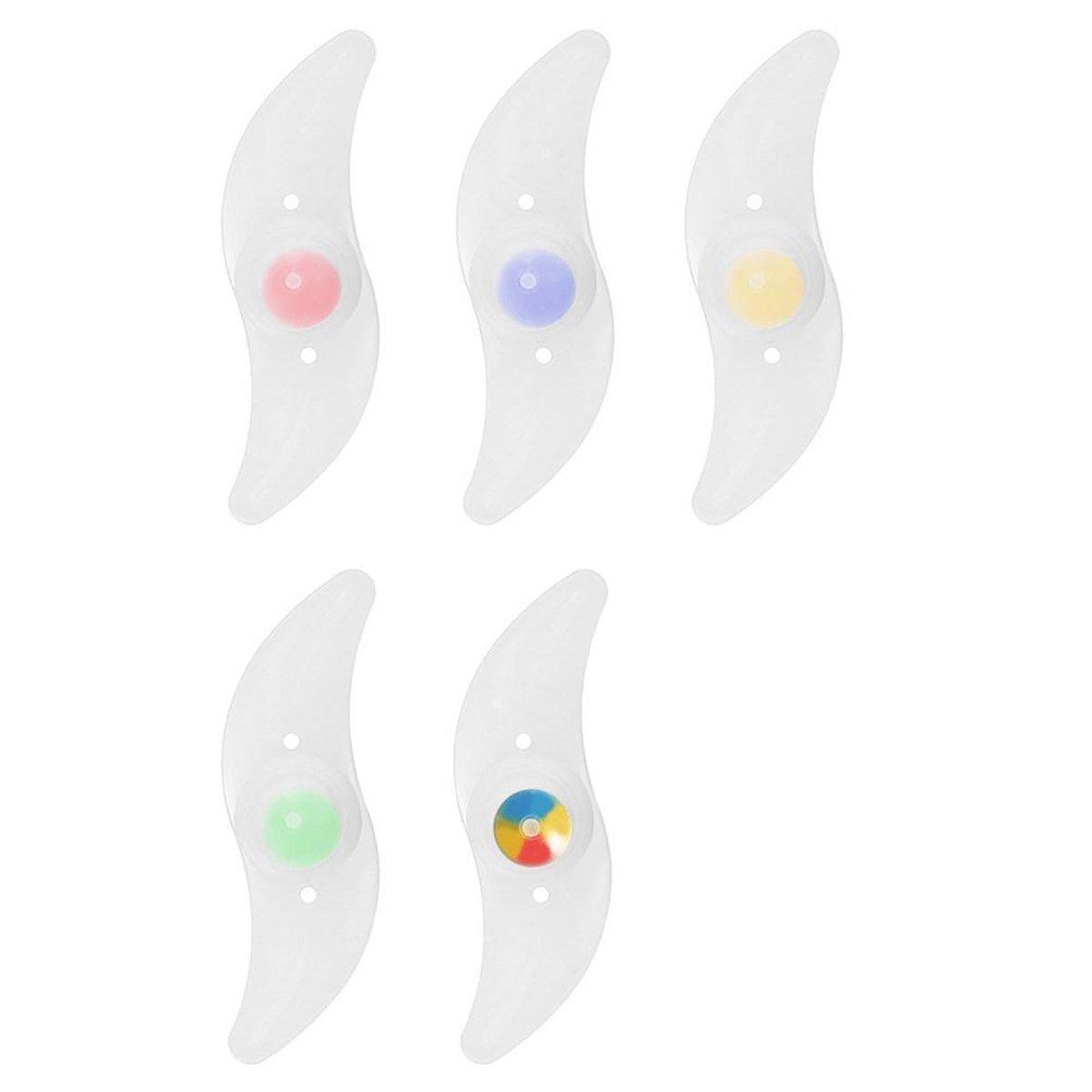 3PCS Mountain Bike Spoke Light Colourful LED Wheel Light Silicone Cycling Gear - Yellow