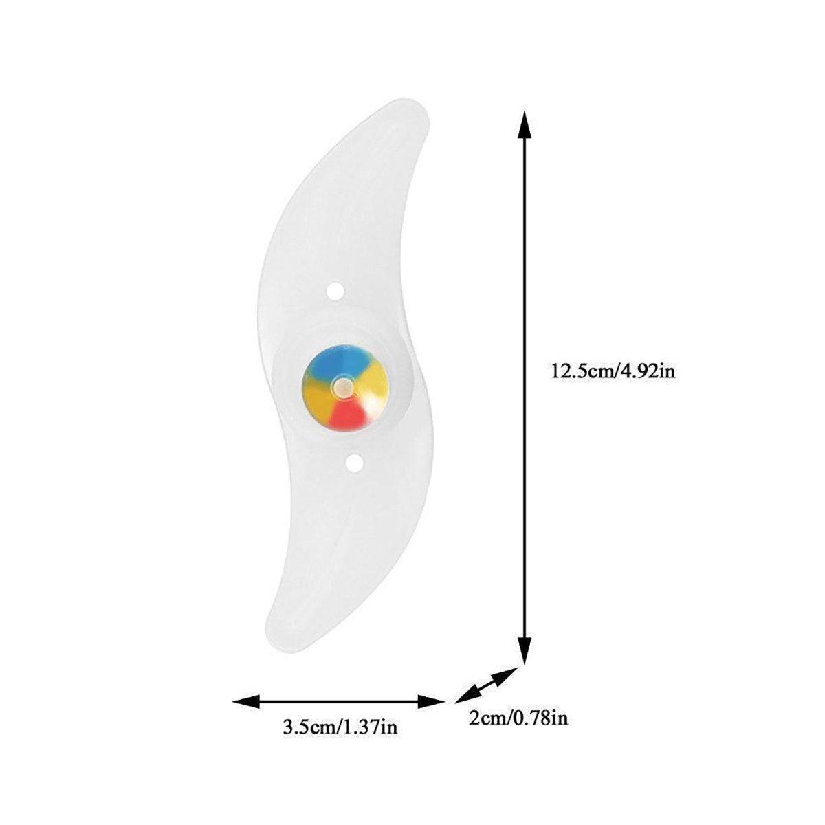 3PCS Mountain Bike Spoke Light Colourful LED Wheel Light Silicone Cycling Gear - Yellow
