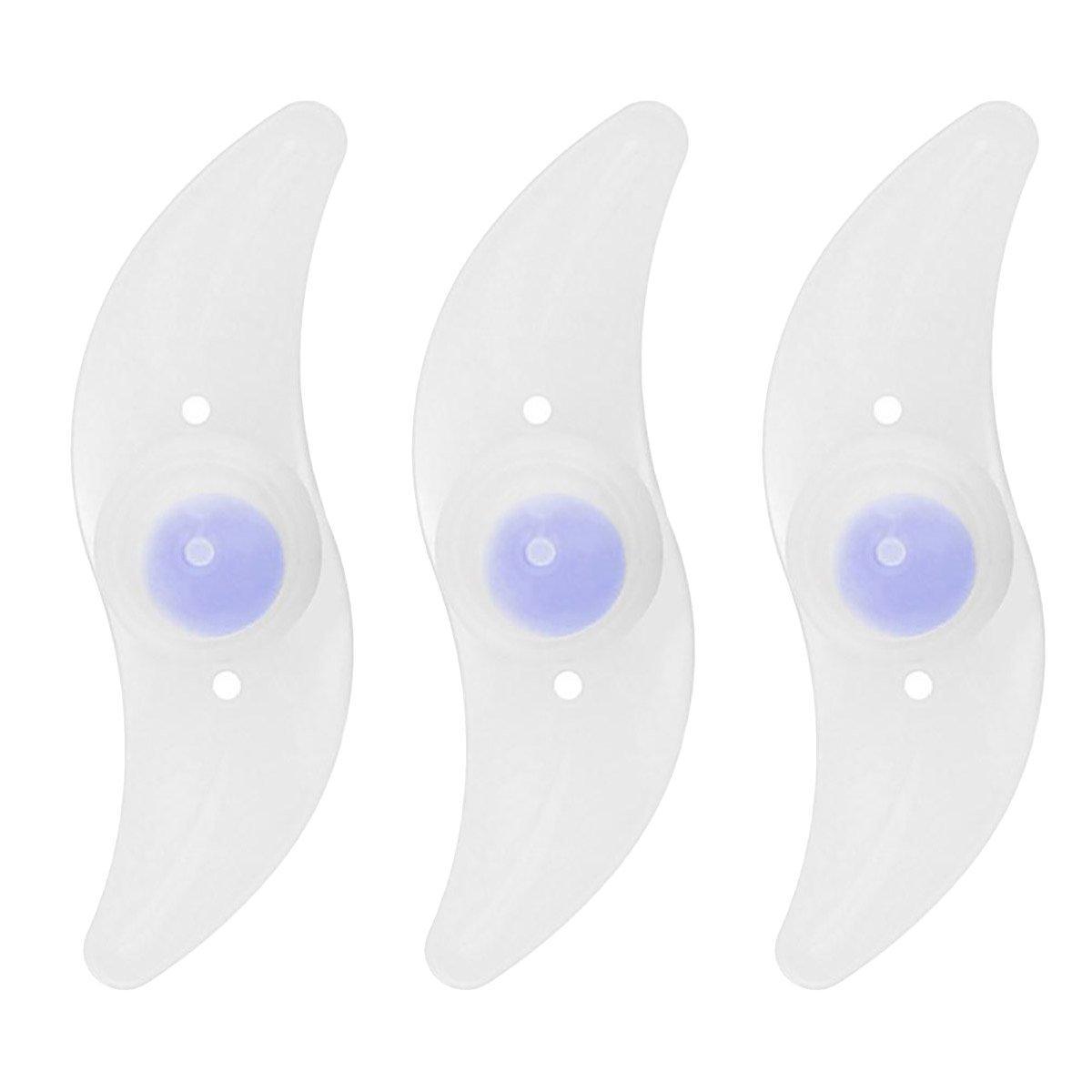 3PCS Mountain Bike Spoke Light Colourful LED Wheel Light Silicone Cycling Gear - Yellow