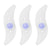 3PCS Mountain Bike Spoke Light Colourful LED Wheel Light Silicone Cycling Gear - Yellow