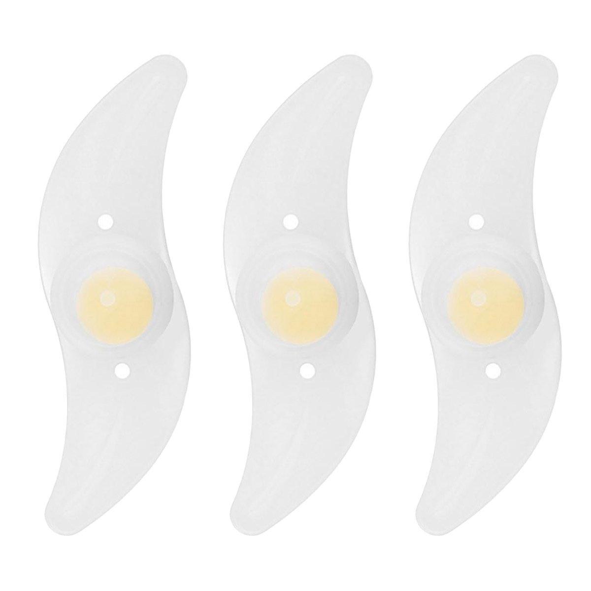 3PCS Mountain Bike Spoke Light Colourful LED Wheel Light Silicone Cycling Gear - Yellow