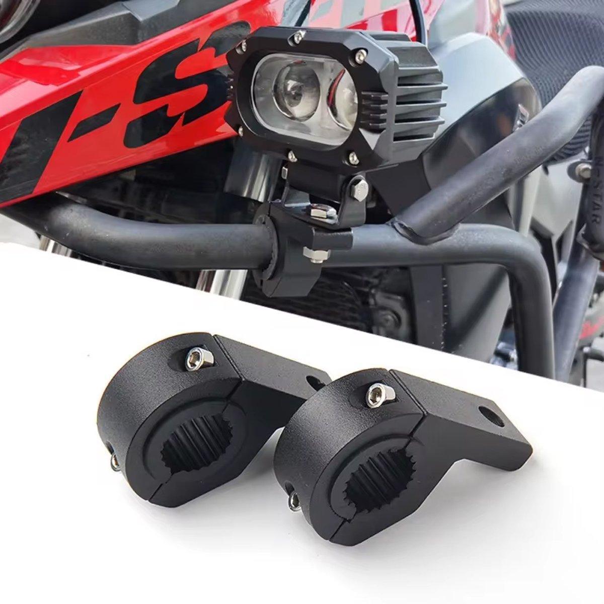 1 Pair Light Clip Fixing Bracket for Car Motorcycle Spotlights Mounting Shelf