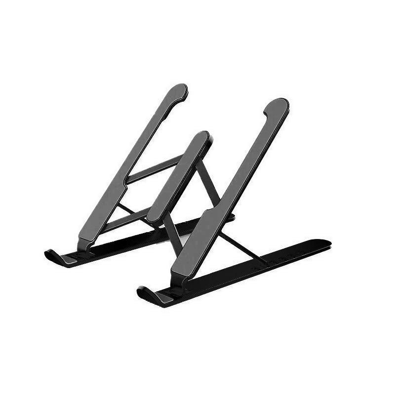 Adjustable Folding Laptop Stand for Desk Portable Tablet Holder Riser Bracket - White