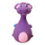 Latex Squeaky Dog Toys Puppy Pet Chew Toys Squeaker Soft and Interactive - Purple