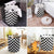 Foldable Laundry Basket Dirty Clothes Hamper Toy Storage Organizer Storage Bin - Black And White Chess
