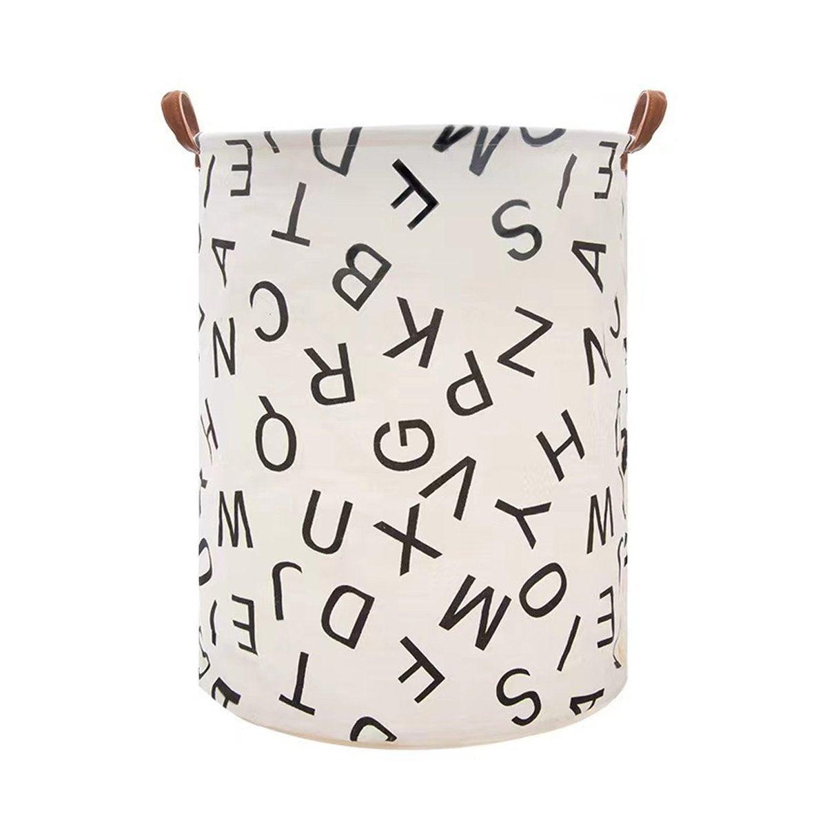 Foldable Laundry Basket Dirty Clothes Hamper Toy Storage Organizer Storage Bin - Black And White Chess