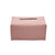 Large Size Tissue Box Dispenser Paper Holder Napkin Case Pu Leather Cover - Pink
