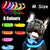 M Size USB Rechargeable LED Dog Collar Nylon Glow Flashing Light Up Pet Collar - Green