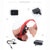L Size USB Rechargeable LED Dog Collar Nylon Glow Flashing Light Up Neck Strap - Pink
