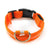 L Size USB Rechargeable LED Dog Collar Nylon Glow Flashing Light Up Neck Strap - Yellow
