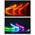 M Size USB Rechargeable LED Dog Collar Nylon Glow Flashing Light Up Pet Collar - Yellow
