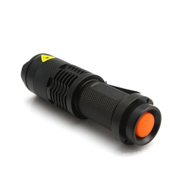 5/10x Mini Q5 LED Flashlight Torch Adjustable Focus Zoom Light Lamp 1200LM - 5PCS