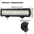 12 Inch Cree Led Light Bar Side Shooter Combo Beam Work Driving Offroad 4Wd