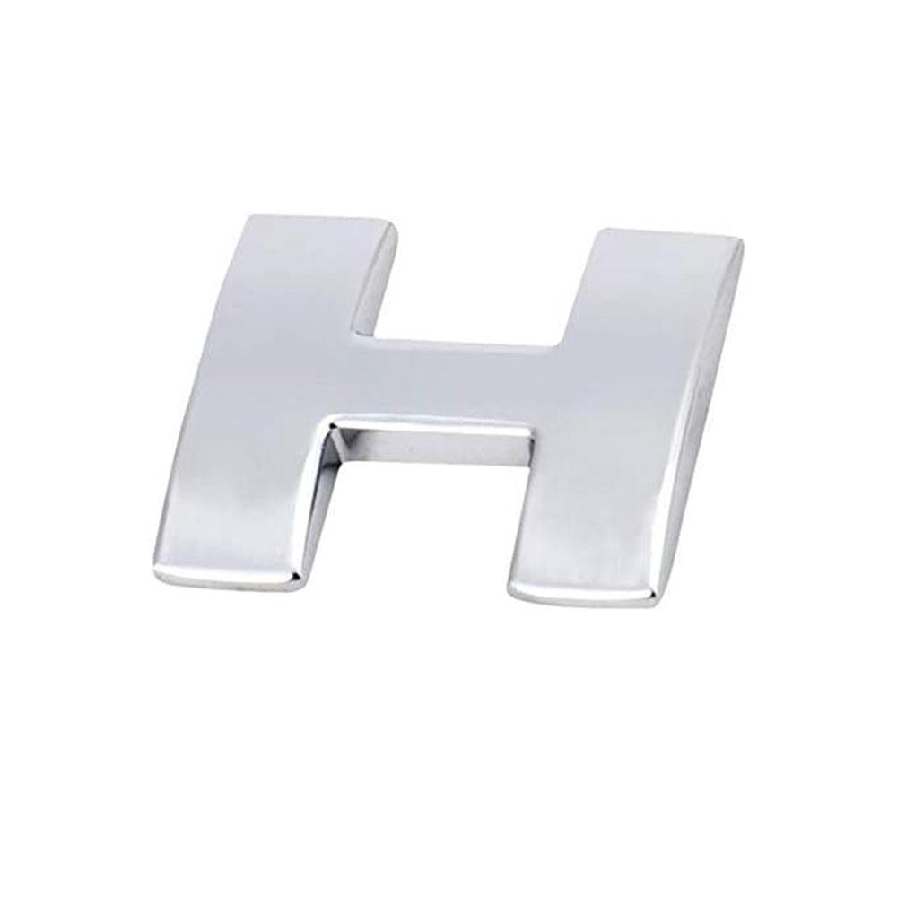 A-Z Alphabet Letters Car Sticker Self Adhesive Auto Badge Emblem 3D Chrome Good - Red L