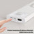 Ultra-Thin Intelligent LED Motion-Sensing Light Bar Rechargeable Strip Lamp - Remote Control Model - Black 30cm
