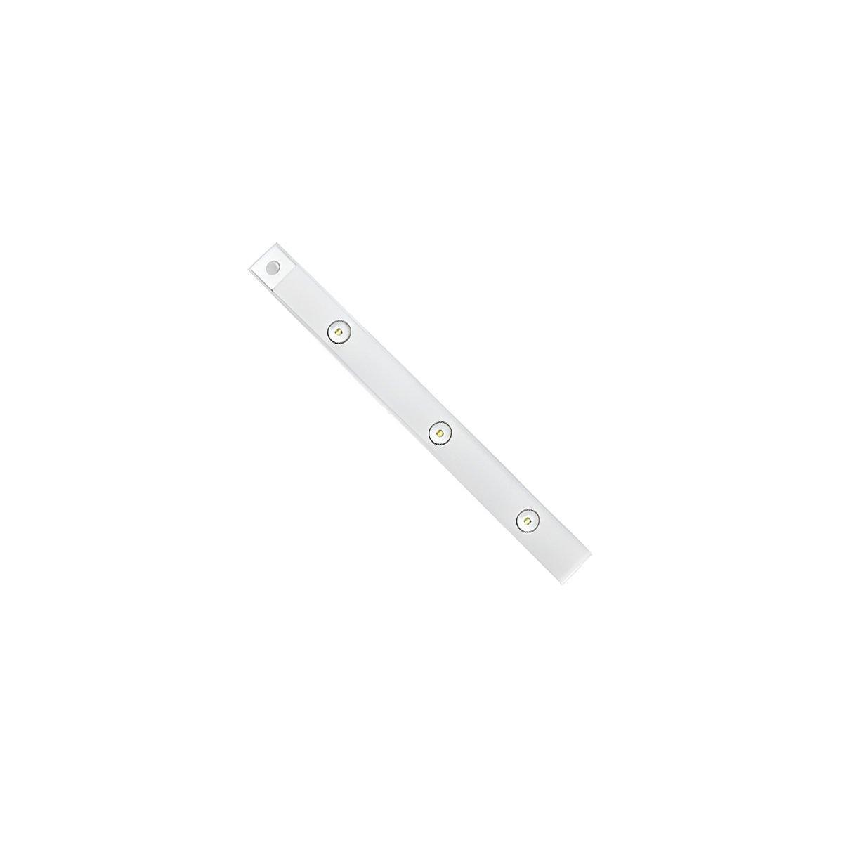 Ultra-Thin Intelligent LED Motion-Sensing Light Bar Rechargeable Strip Lamp - Remote Control Model - Black 30cm