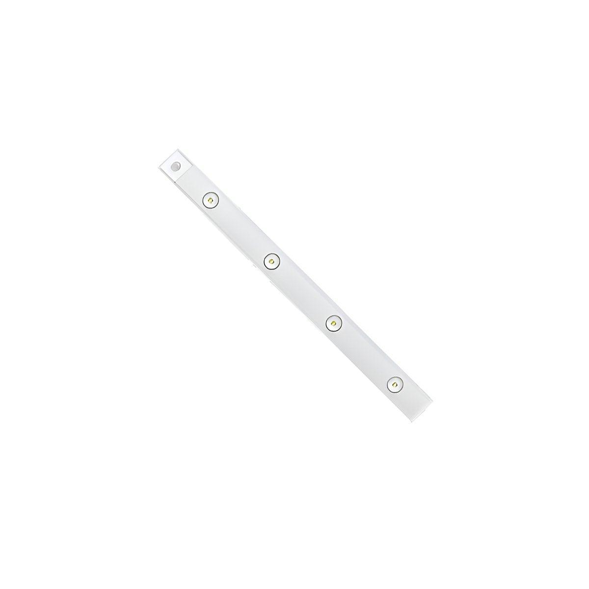 Ultra-Thin Intelligent LED Motion-Sensing Light Bar Rechargeable Strip Lamp - Remote Control Model - Black 30cm