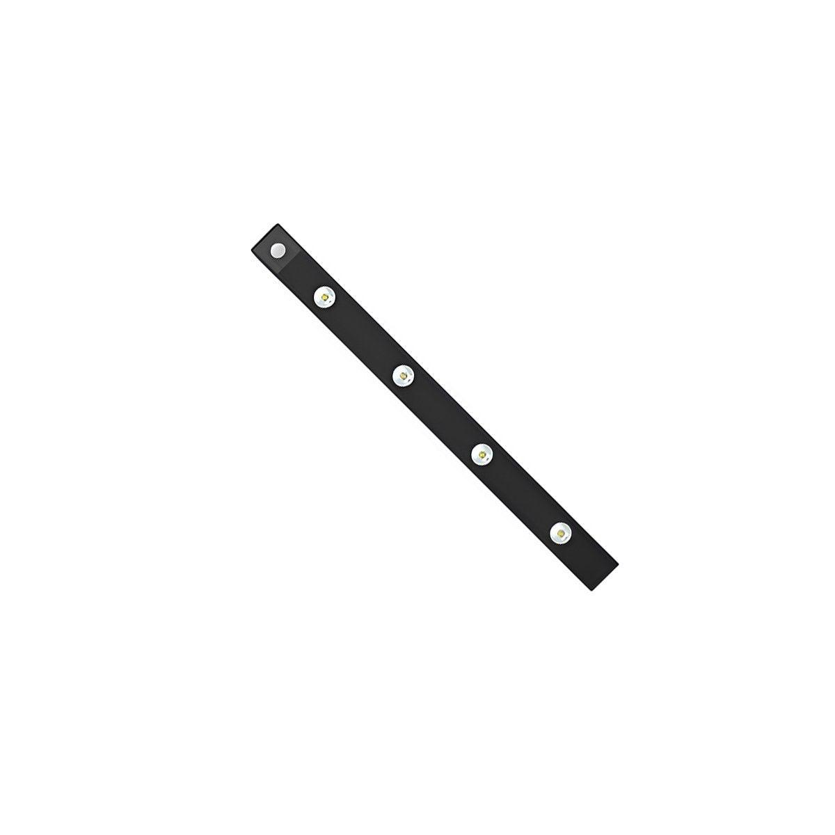 Ultra-Thin Intelligent LED Motion-Sensing Light Bar Rechargeable Strip Lamp - Remote Control Model - Black 50cm