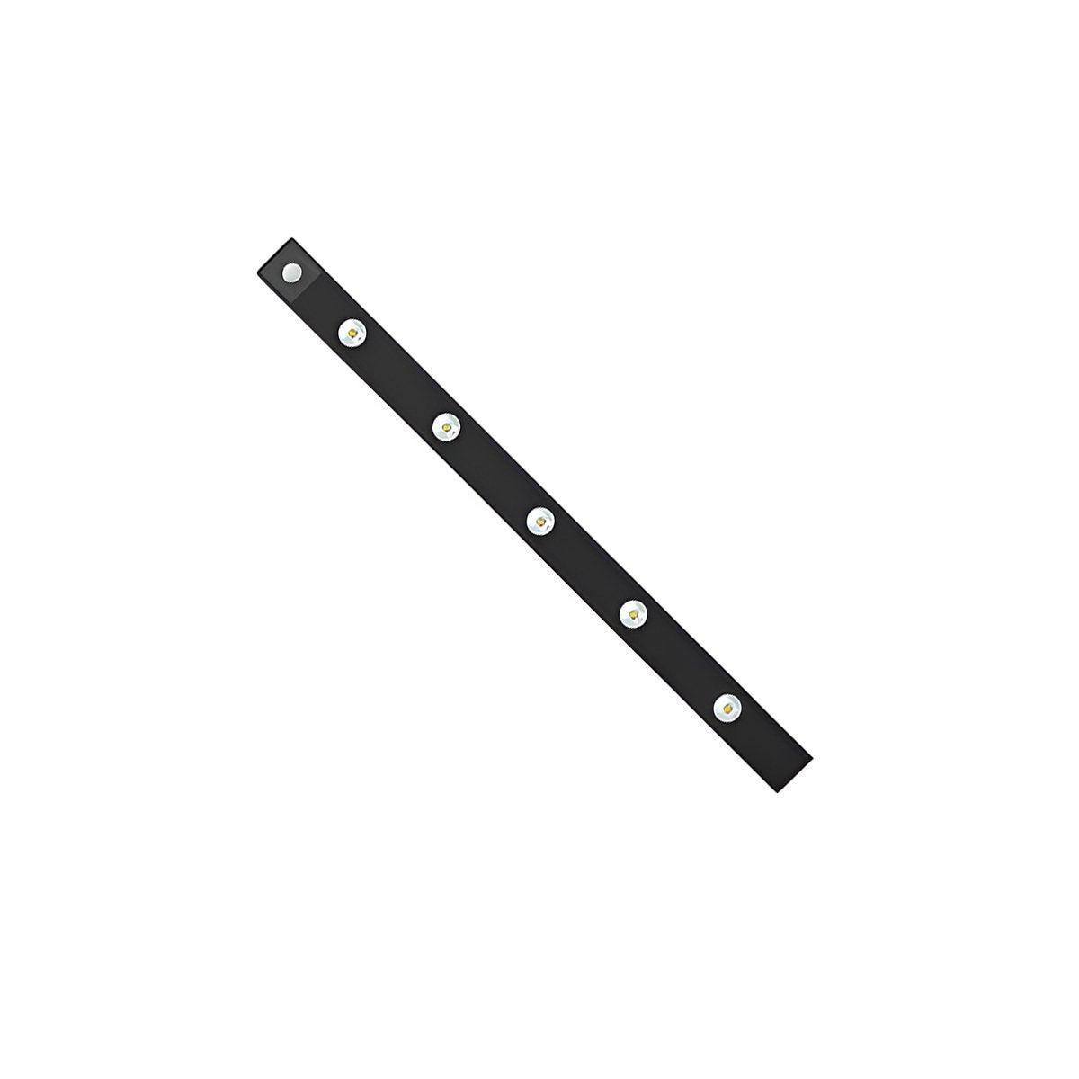 Ultra-Thin Intelligent LED Motion-Sensing Light Bar Rechargeable Strip Lamp - Remote Control Model - Black 50cm