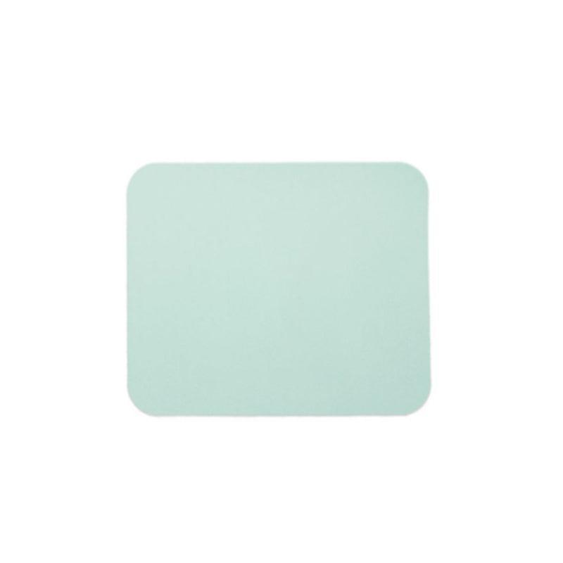 Leather Mouse Pad Gaming Waterproof Desk Mat 25 x 21cm Anti Slip - Light Green