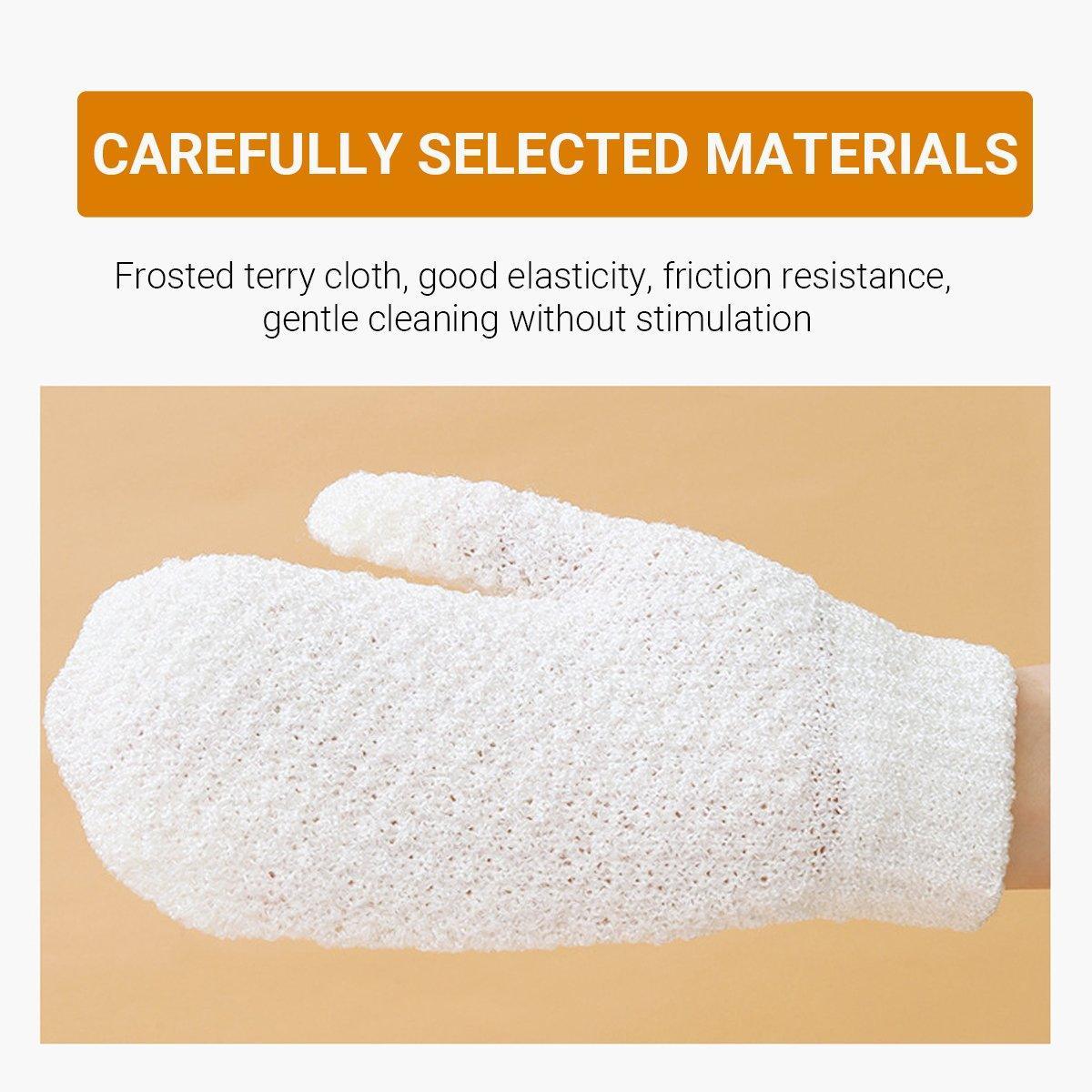 Bath Gloves Exfoliating Scrubbing Mitt Shower Cleaning Body Wash Supplies