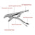 Multi-functional C-type Pliers Strong Manual Grip Round Mouth Clamping Tool - 4inch