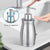 304 Household Stainless Steel Liquid Soap Lotion Shampoo Dispenser Bottle 400ML