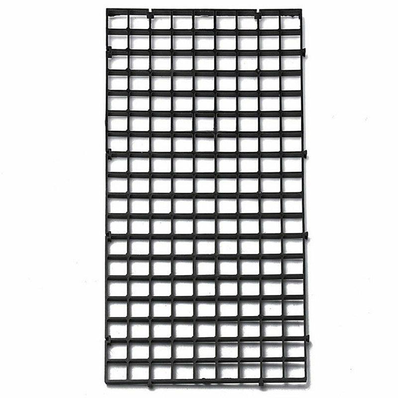8Pcs Plastic Fish Grid Divider Durable  Holder Fish Tank Tray Egg Crate Aquarium - White